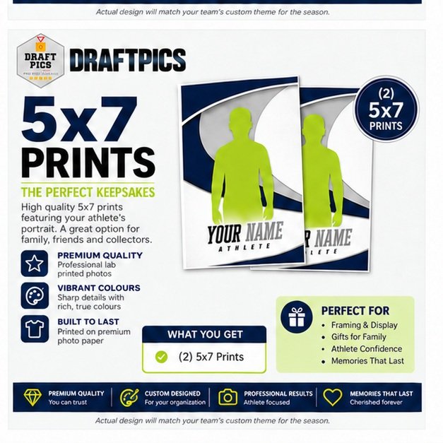 5x7 Prints — DraftPics PhotoDay product