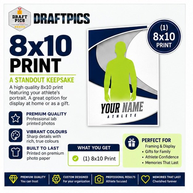 8x10 Print — DraftPics PhotoDay product