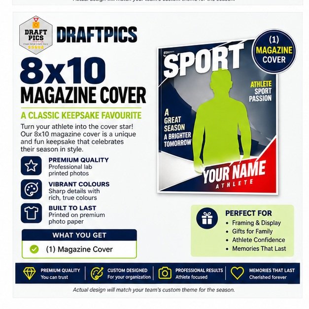 Magazine Cover — DraftPics PhotoDay product