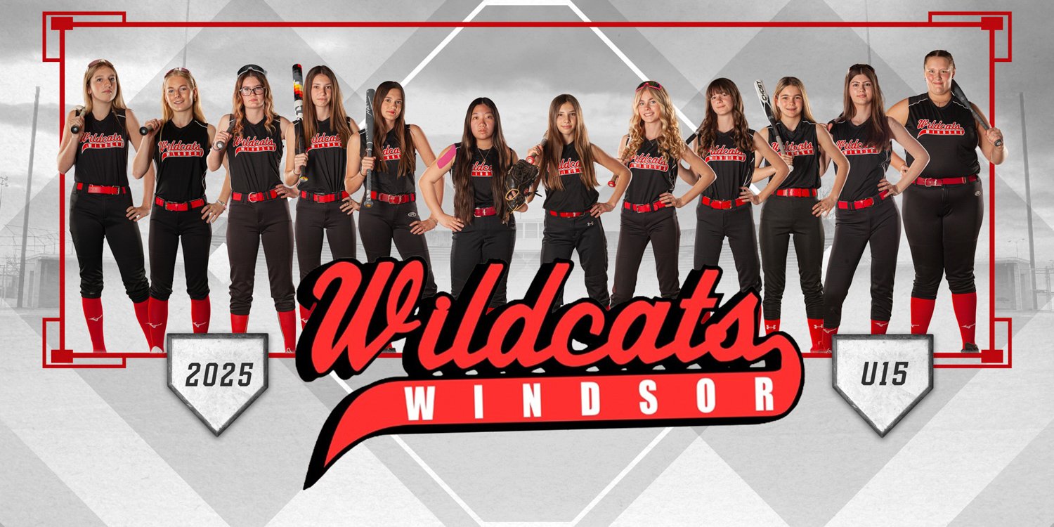 Finished DraftPics softball team graphic