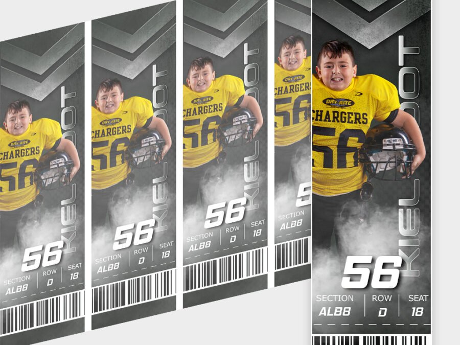 DraftPics Game ticket collage