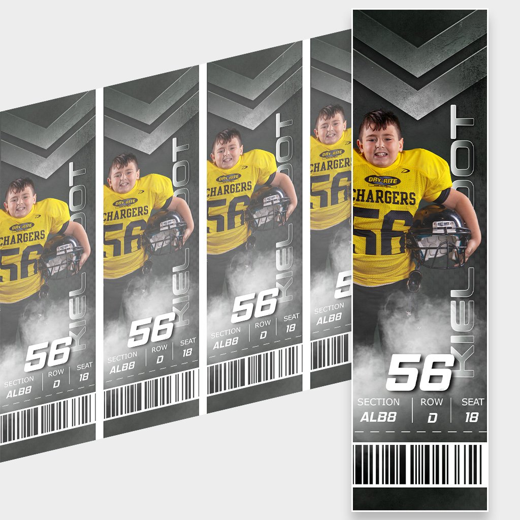 DraftPics Game ticket collage