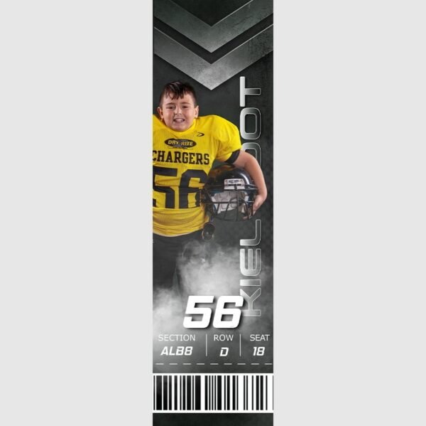 10" x 30" LargeGame Ticket - Image 3