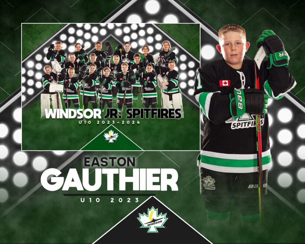 Finished DraftPics sports portrait and graphic example