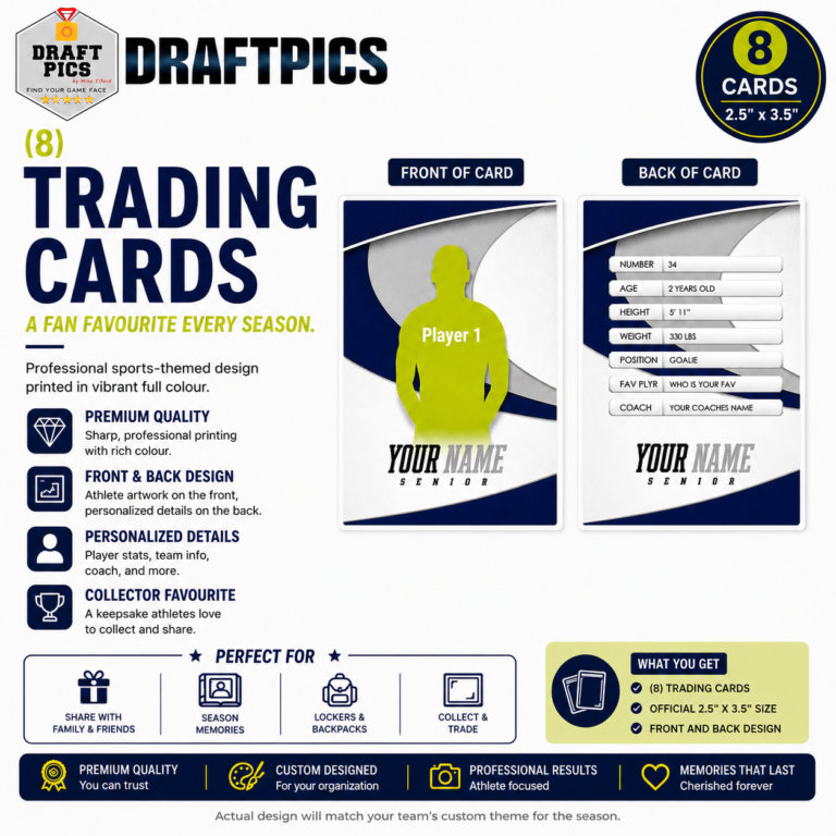 Trading Cards – Set of 8