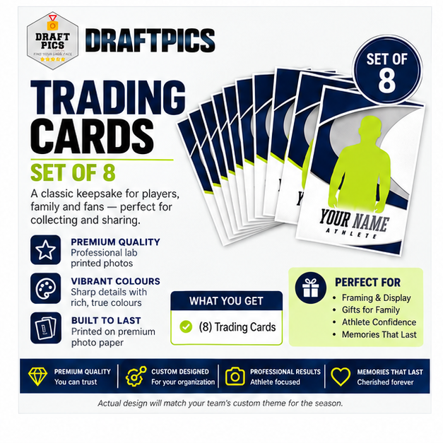 Trading Cards – Set of 8