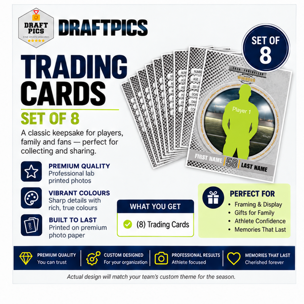 Trading Cards – Set of 8