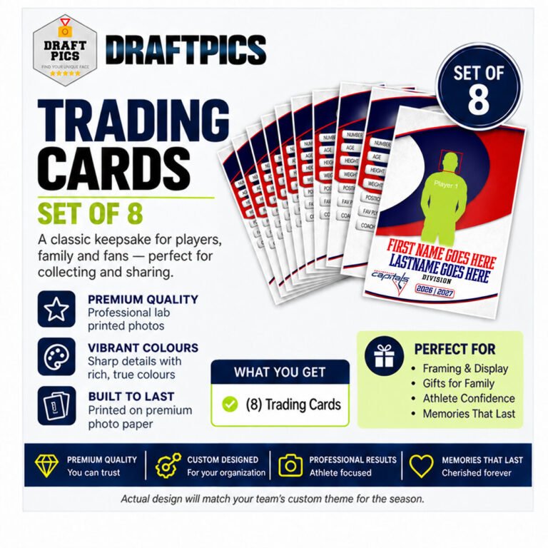 Trading Cards – Set of 8