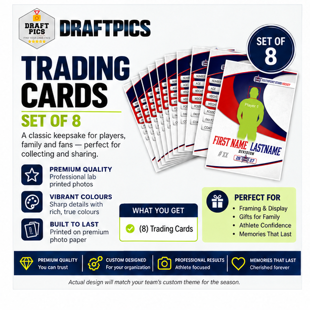 Trading Cards – Set of 8