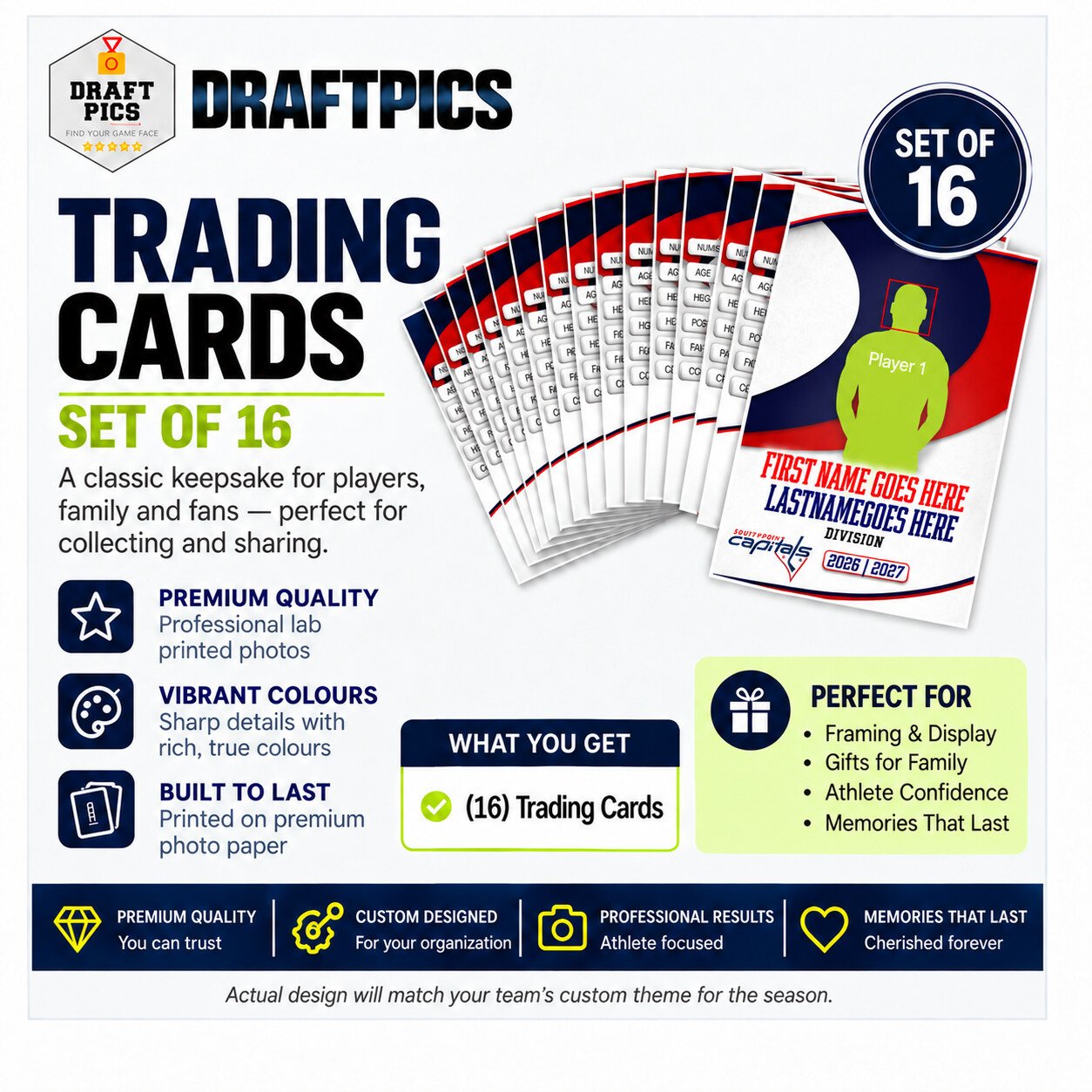 Trading Cards – Set of 16